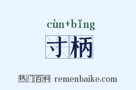 寸柄是什么意思的图片